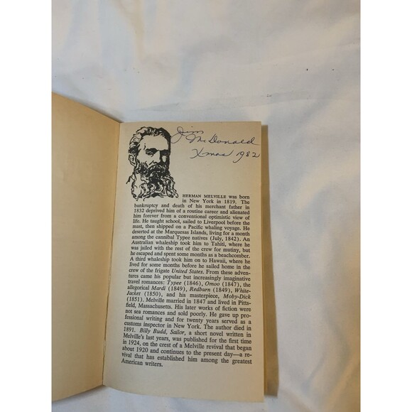 Herman Melville - Billy Budd and Other Tales - 1979 Signet Classics Paperback - Picture 3 of 5
